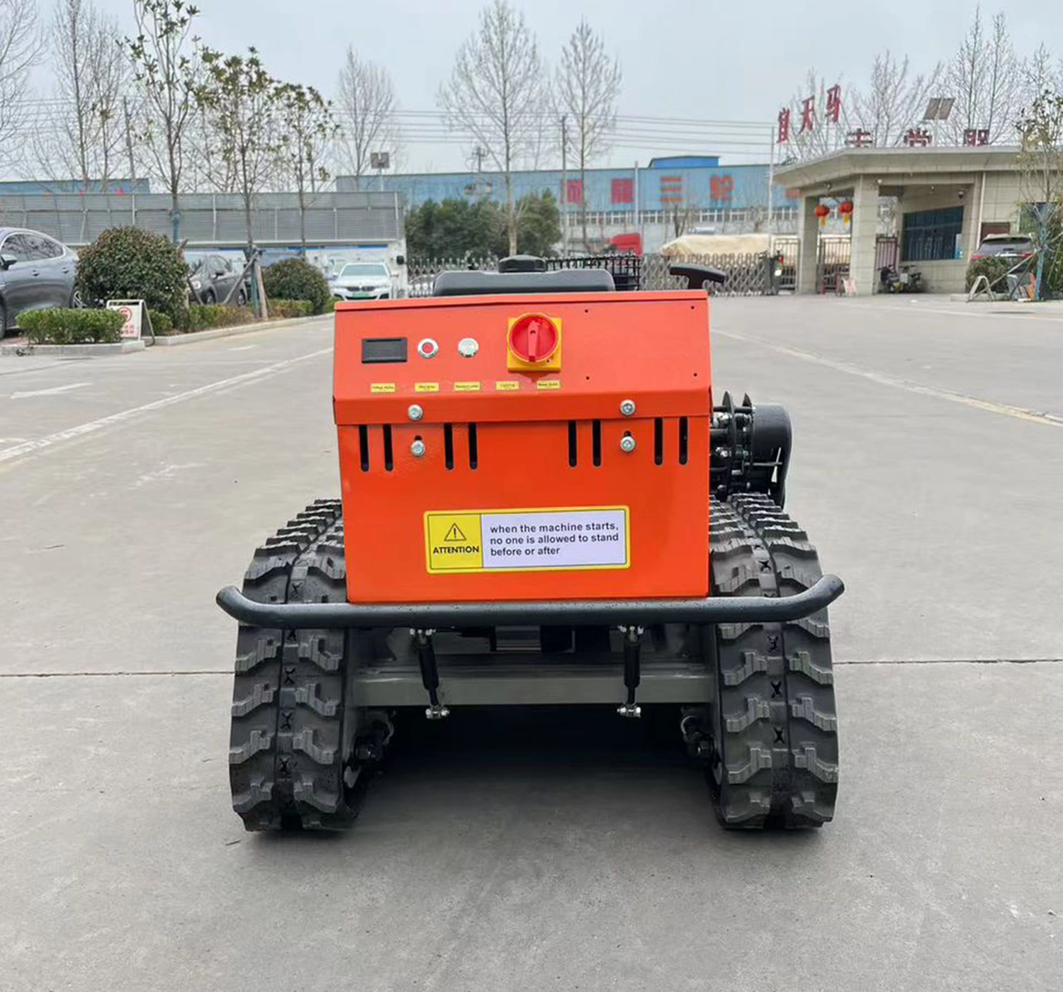 Broyeurs radiocommandés professionnel Zentrax BRM vue arrière