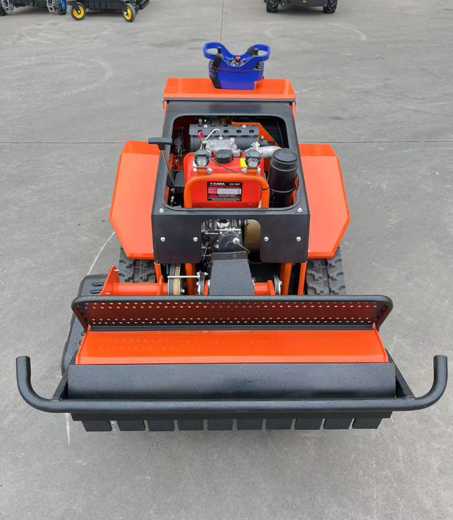 Broyeur sur chenilles pour débroussaillage