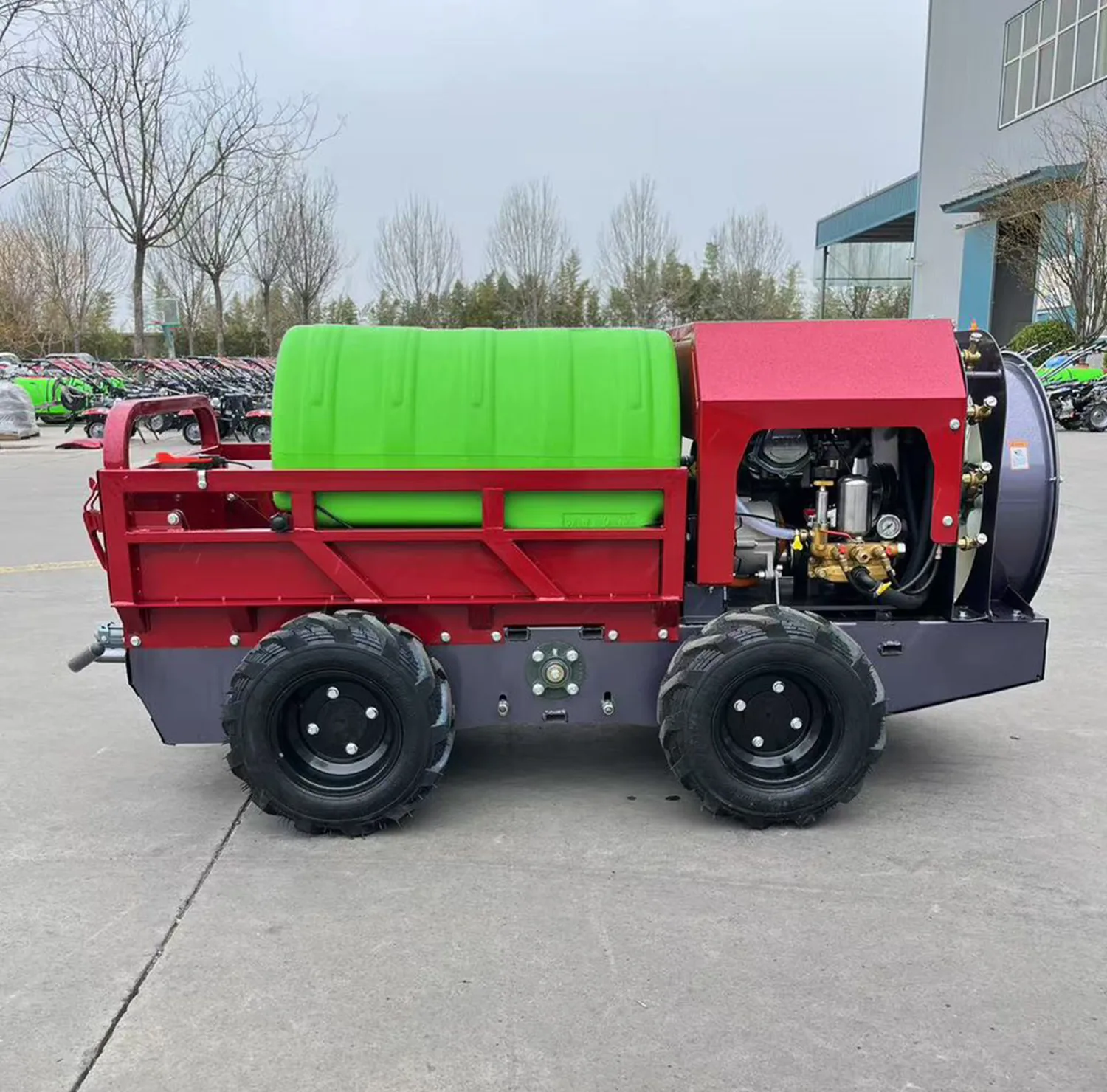 Transport radiocommandé professionnel Zentrax — vue de détail